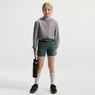 Nike Pro meisjesshorts - Grijs