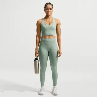 Nike Pro naadloze 7/8-legging met hoge taille voor dames - Groen