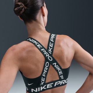 Nike Pro non-padded sport-bh met lichte ondersteuning - Groen