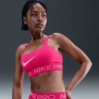 Nike Pro non-padded sport-bh met lichte ondersteuning - Roze
