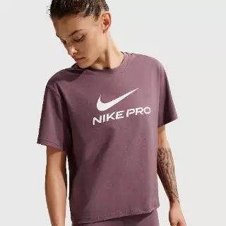 Nike Pro ruimvallend T-shirt voor dames - Paars