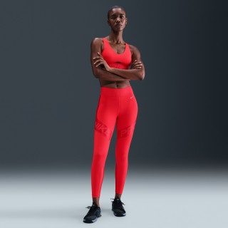 Nike Pro Sculpt 7/8-legging met hoge taille voor dames - Rood