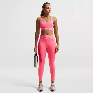 Nike Pro Sculpt 7/8-legging met hoge taille voor dames - Roze