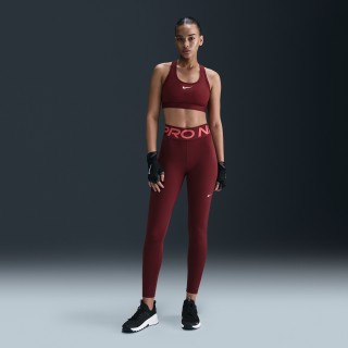 Nike Pro Sculpt lange legging met hoge taille voor dames - Rood