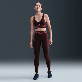 Nike Pro Sculpt lange legging met hoge taille voor dames - Rood
