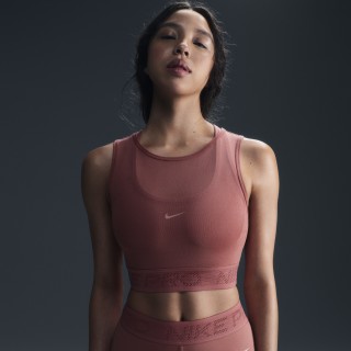 Nike Pro tanktop van mesh voor dames - Roze