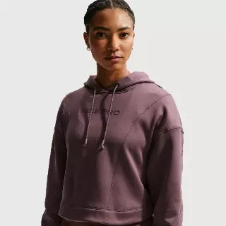 Nike Pro Therma-FIT Hoodie voor dames - Paars