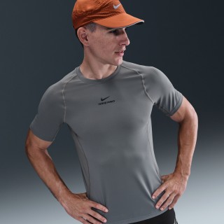 Nike Pro Training Dri-FIT herentop met korte mouwen - Grijs