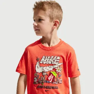 Nike 'Rest And Recovery' T-shirt voor kleuters - Oranje