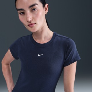 Nike Sportswear Chill Knit T-shirt voor dames - Blauw