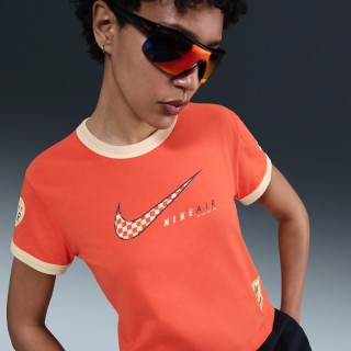 Nike Sportswear Club T-shirt met korte mouwen voor dames - Oranje