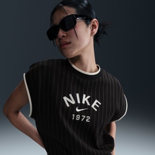Nike Sportswear Collection ruimvallende knit tanktop voor dames - Zwart