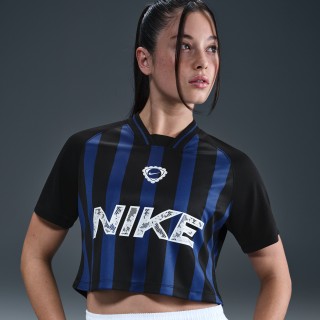 Nike Sportswear croptop met korte mouwen voor dames - Blauw