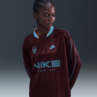 Nike Sportswear damestop van jersey met lange mouwen - Rood