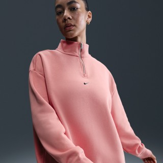 Nike Sportswear Fleece met korte rits voor dames - Roze
