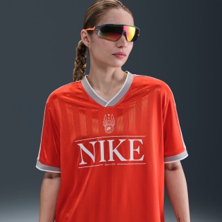 Nike Sportswear jersey damestop met V-hals - Rood
