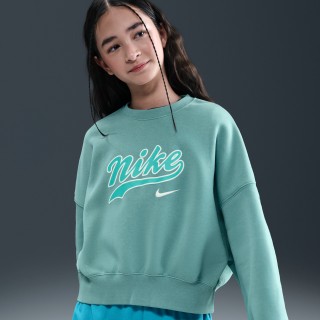 Nike Sportswear kort sweatshirt van fleece voor meisjes - Groen