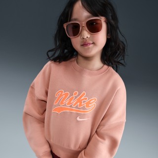 Nike Sportswear kort sweatshirt van fleece voor meisjes - Roze