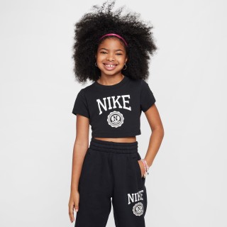 Nike Sportswear kort T-shirt voor meisjes - Zwart