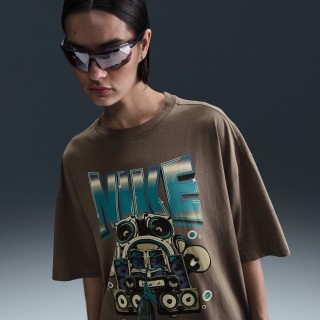 Nike Sportswear oversized T-shirt met korte mouwen voor dames - Bruin