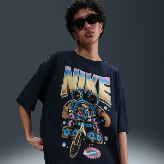 Nike Sportswear oversized T-shirt met korte mouwen voor dames - Zwart