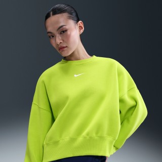 Nike Sportswear Phoenix Fleece extra oversized sweatshirt met ronde hals voor dames - Groen