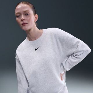 Nike Sportswear Phoenix Fleece Oversized sweatshirt met ronde hals voor dames - Bruin