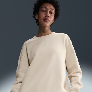 Nike Sportswear Phoenix Fleece Oversized sweatshirt met ronde hals voor dames - Bruin