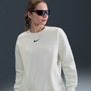 Nike Sportswear Phoenix Fleece Oversized sweatshirt met ronde hals voor dames - Wit