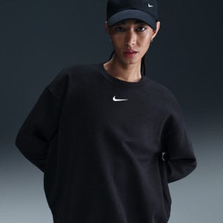 Nike Sportswear Phoenix Fleece Oversized sweatshirt met ronde hals voor dames - Zwart