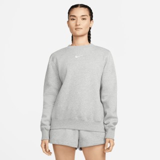 Nike Sportswear Phoenix Fleece sweatshirt met ronde hals voor dames - Grijs