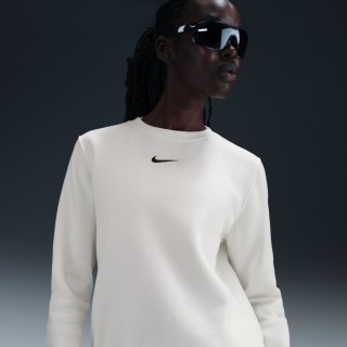 Nike Sportswear Phoenix Fleece sweatshirt met ronde hals voor dames - Wit