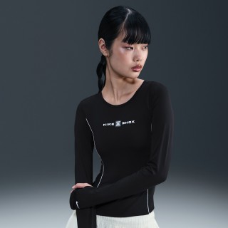 Nike Sportswear Shox Top met lange mouwen voor dames - Zwart