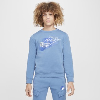 Nike Sportswear Standard Issue sweatshirt met ronde hals voor jongens - Blauw
