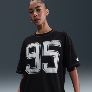 Nike Sportswear T-shirt met korte mouwen voor dames - Zwart
