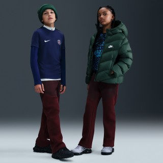 Nike Sportswear Tech Fleece Broek met open zoom voor jongens - Rood