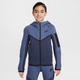 Nike Sportswear Tech Fleece Hoodie met rits voor kids - Blauw