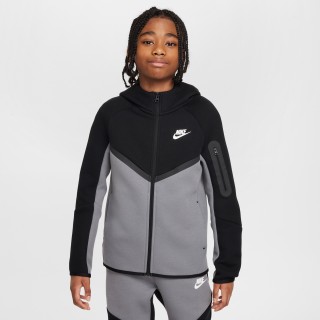 Nike Sportswear Tech Fleece Hoodie met rits voor kids - Grijs