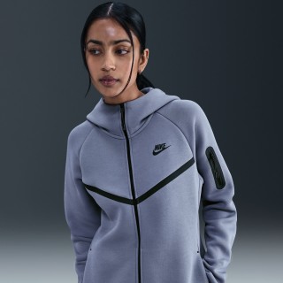 Nike Sportswear Tech Fleece Windrunner hoodie met rits voor dames - Blauw