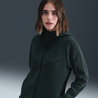 Nike Sportswear Tech Fleece Windrunner hoodie met rits voor dames - Groen