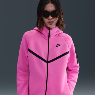 Nike Sportswear Tech Fleece Windrunner hoodie met rits voor dames - Roze