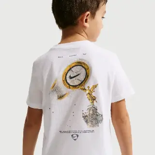 Nike T-shirt met graphic voor kids - Wit