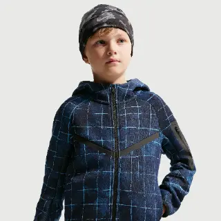 Nike Tech Fleece Hoodie met rits voor jongens - Blauw