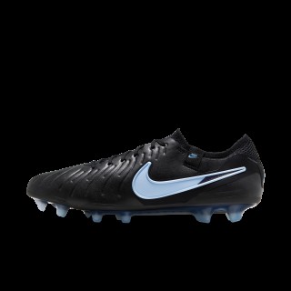 Nike Tiempo Legend 10 Elite low top voetbalschoenen (stevige ondergrond) - Zwart