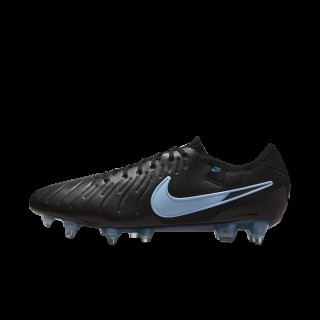 Nike Tiempo Legend 10 Elite low top voetbalschoenen (zachte ondergrond) - Zwart