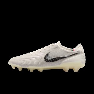 Nike Tiempo Legend 10 Elite LUXE low-top voetbalschoenen (stevige ondergrond) - Wit