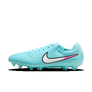 Nike Tiempo Legend 10 Pro low top voetbalschoenen (stevige ondergrond) - Blauw