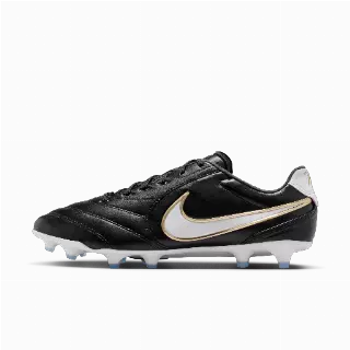 Nike Tiempo Ligera Pro low top voetbalschoenen (stevige ondergrond) - Zwart