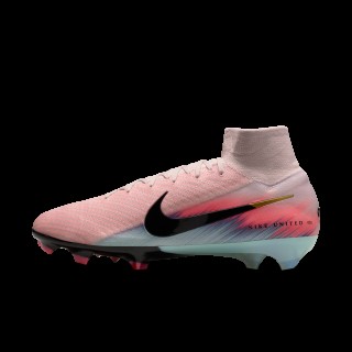 Nike United Mercurial Superfly 10 Elite high-top voetbalschoenen (stevige ondergrond) - Roze