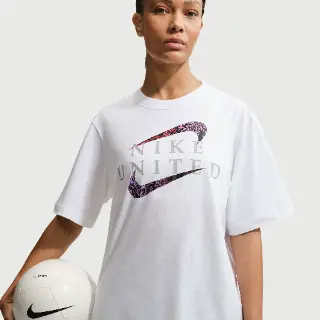 Nike United Voetbalshirt voor dames - Wit
